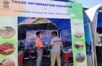 Trade Information Counter at Ruhunu Udanaya Trade Fair - Ambalantota